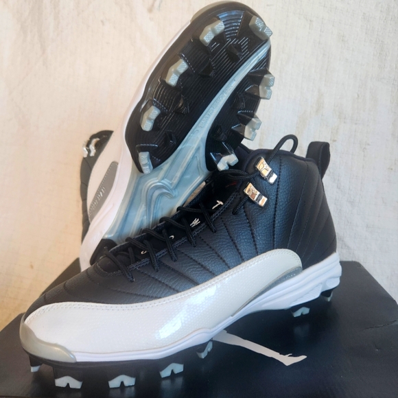 Men's Nike Air Jordan Retro XII 12 Playoff MCS Cleats Baseball Molded - Picture 2 of 15